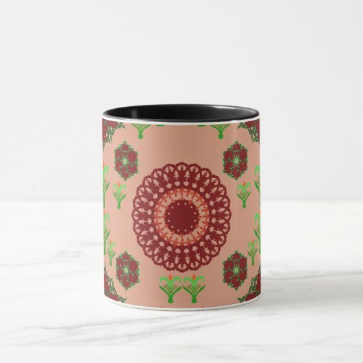 Artistic Pattern Coffee Mug – Stylish Kitchenware  Mok (Midden)