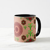 Artistic Pattern Coffee Mug – Stylish Kitchenware  Mok (Voorkant rechts)