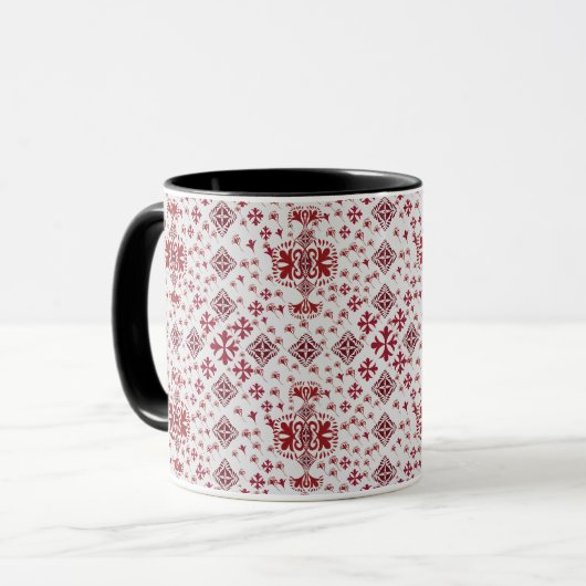 Artistic Pattern Coffee Mug – Stylish Kitchenware Mok (Voorkant links)