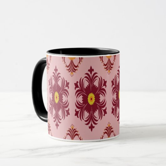 Artistic Pattern Coffee Mug – Stylish Kitchenware  Mok (Voorkant links)