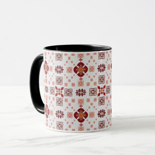 Artistic Pattern Coffee Mug – Stylish Kitchenware  Mok (Voorkant links)