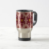 Artistic Pattern Coffee Mug – Stylish Kitchenware  Reisbeker (Voorkant rechts)