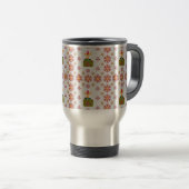 Artistic Pattern Coffee Mug – Stylish Kitchenware  Reisbeker (Voorkant rechts)