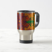 Artistic Pattern Coffee Mug – Stylish Kitchenware  Reisbeker (Voorkant rechts)