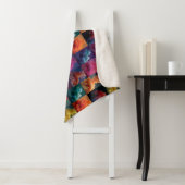 artistic pattern sherpa deken (In situ)