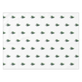 Artistic Pine Tree Waterverf Pattern Christmas Tafelkleed (Voorkant (Horizontaal))