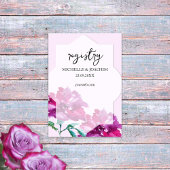 Artistic Pink Rose Waterverf Art Enclosure Kaart