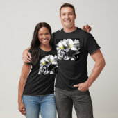 Artistic Plumeria Flowers T-shirt (Unisex)