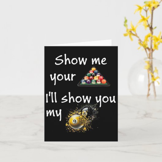 Artistic Pool Design - Show Me Your Rack Kaart (Gele Bloem)