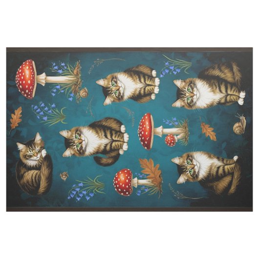 Artistic Quilting Fabric Cats Stof (Fat Quarter)