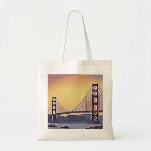 Artistic Rendition of the Golden Gate Bridge Tote Bag (Voorkant)