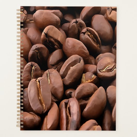 Artistic Roasted Coffee Beans Planner (Voorkant)
