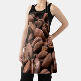 Artistic Roasted Coffee Beans Schort