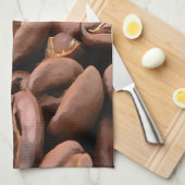 Artistic Roasted Coffee Beans Theedoek (Quarter Fold)