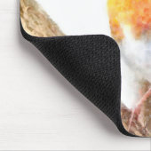 Artistic Robin Redborst Perched Muismat (Hoek)