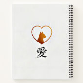 Artistic Samurai Cat Cherry For Journaling & Write Notitieboek (Achterkant)