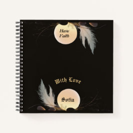 Artistic Self-Love & Zen Healing Square Luxury Notitieboek
