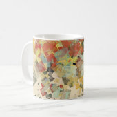 Artistic sketch material. Abstract geometric patte Koffiemok (Voorkant links)