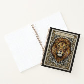 Artistic Spirit Embroidered Lion King Journal Notitieboek (Binnen)