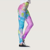 Artistic Splash: Waterverf Splash Leggings (Rechts)