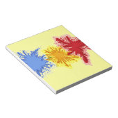 Artistic splatter notitieblok (Schuin)