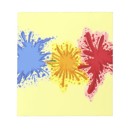 Artistic splatter notitieblok (Voorkant)