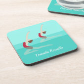 Artistic Swimming Bier Onderzetter (Linkerzijde)