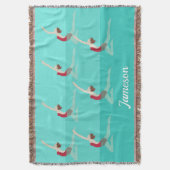 Artistic Swimming Deken (Voorkant Verticaal)