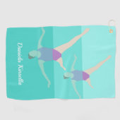 Artistic Swimming Golfhanddoek (Horizontaal)