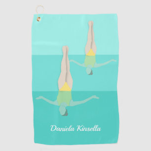 Artistic Swimming Golfhanddoek