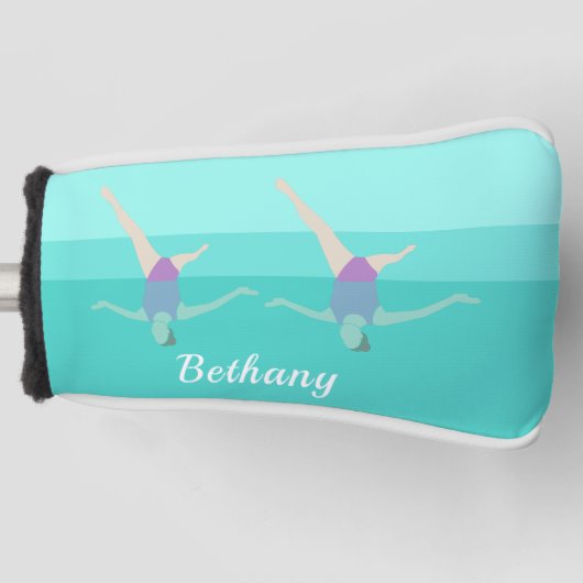 Artistic Swimming Golfheadcover (Voorkant)