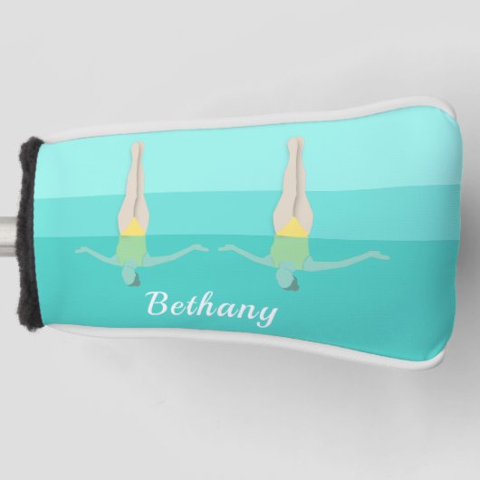 Artistic Swimming Golfheadcover (Voorkant)