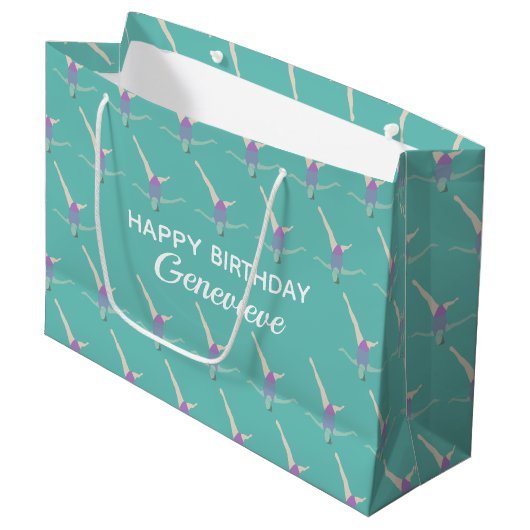 Artistic Swimming Groot Cadeauzakje (Voorkant Gekanteld)