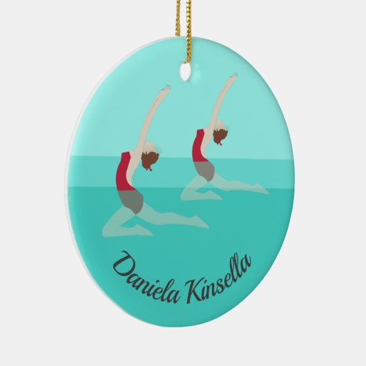 Artistic Swimming Keramisch Ornament (Rechts)