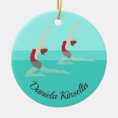 Artistic Swimming Keramisch Ornament (Voorkant)