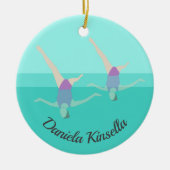 Artistic Swimming Keramisch Ornament (Voorkant)