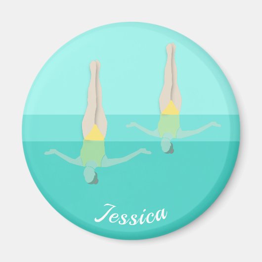 Artistic Swimming Magneet (Voorkant)