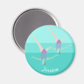 Artistic Swimming Magneet (Voorkant / Achterkant)