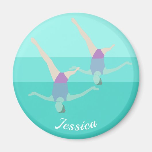 Artistic Swimming Magneet (Voorkant)