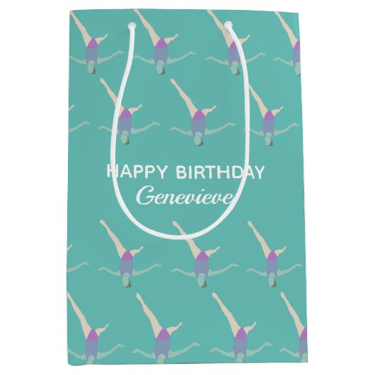 Artistic Swimming Medium Cadeauzakje (Voorkant)