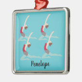 Artistic Swimming Metalen Ornament (Links)