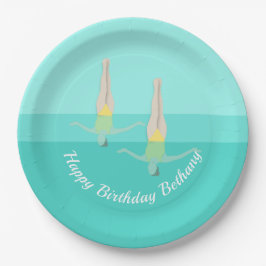 Artistic Swimming Papieren Bordje