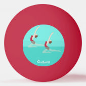 Artistic Swimming Pingpongbal (Achterkant)