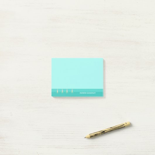 Artistic Swimming Post-it® Notes (Op bureau)