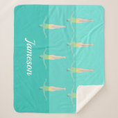 Artistic Swimming Sherpa Deken (Voorkant)
