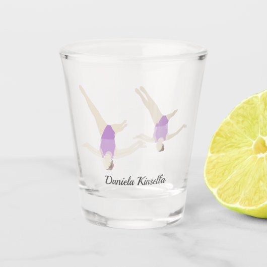 Artistic Swimming Shot Glas (Voorkant)
