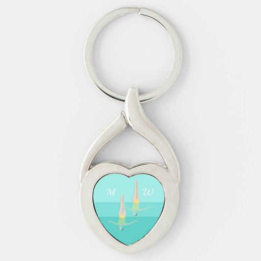 Artistic Swimming Sleutelhanger (Voorkant)