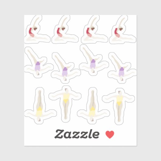 Artistic Swimming Sticker (Vel)