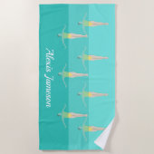 Artistic Swimming Strandlaken (Voorkant)