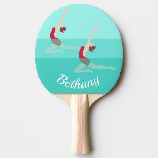 Artistic Swimming Tafeltennisbatje (Voorkant)